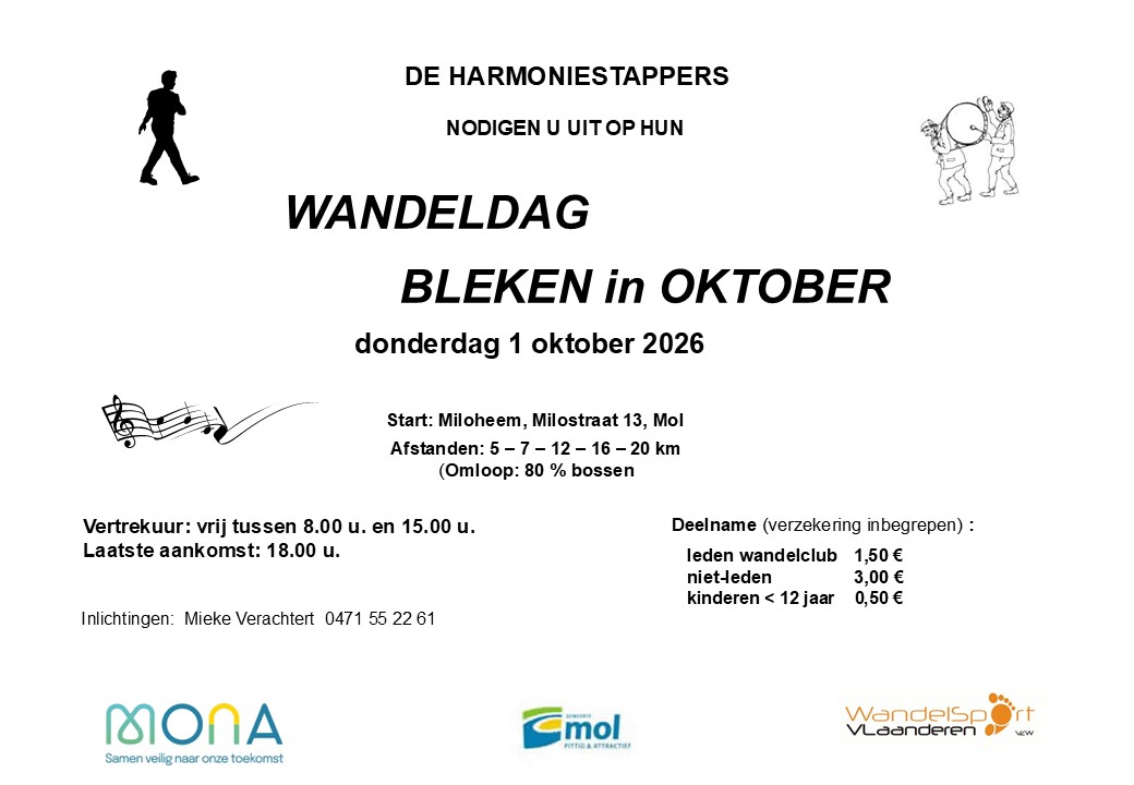 Wandelen in de Bleken