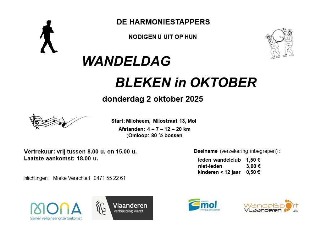 Wandelen in de Bleken