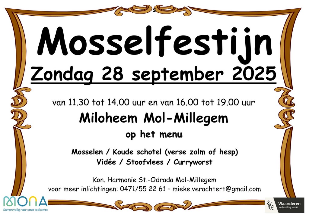 affiche mosselfeest